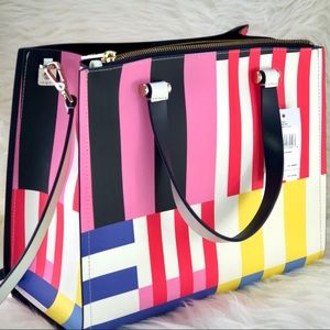KATE SPADE ♠️ KYRA FLAGSTRIPE HANDBAG 👜 CROSSBODY